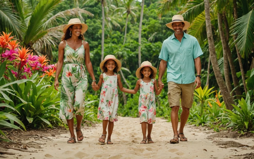 voyage en famille aux Antilles : des aventures cachées à découvrir ensemble
